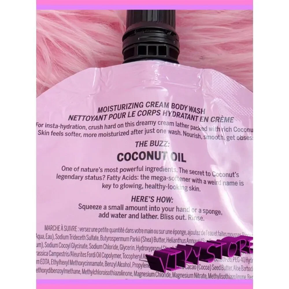Victoria's Secret PINK Multicolor Coconut oil body wash Small NEW!